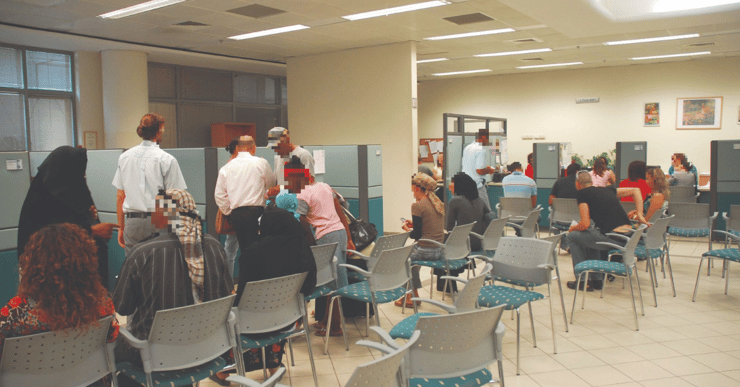 נוכחות מוגברת של דורשי עבודה צעירים