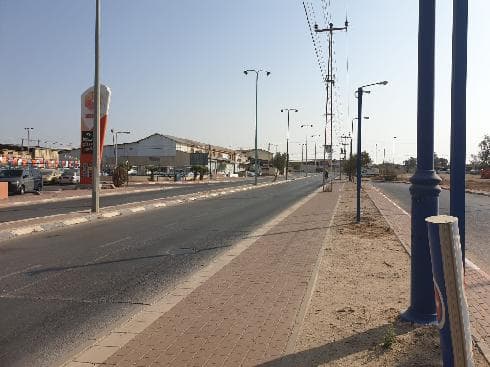 רחובות באר שבע ריקים בסגר השני