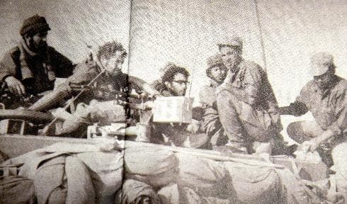 שאול לוי במלחמת יום הכיפורים. שיתף את המשפחה בשלב מאוחר 