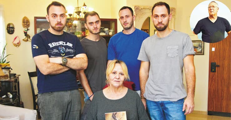 שולי והילדים. "כמה עצוב שהוא לא זכה ללוות את בניו לחופה"