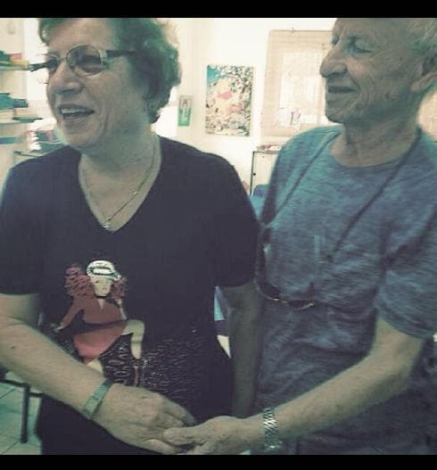 איציק ז"ל ואינה שלו. "היה שמח כשהיה רואה את צביקה"