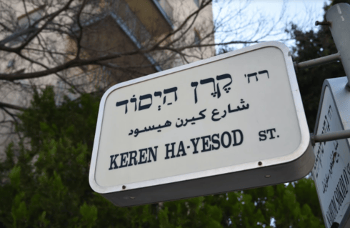 רחוב קרן היסוד