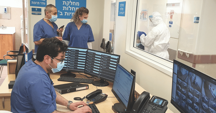הקבלה למחלקת הקורונה ב'הלל יפה'