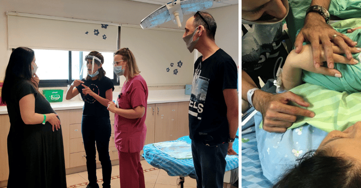 בני הזוג לפני ואחרי הלידה בני הזוג לפני ואחרי הלידה