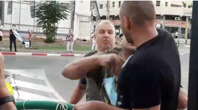 עימותים בהפגנות הדגלים השחורים בחדרה