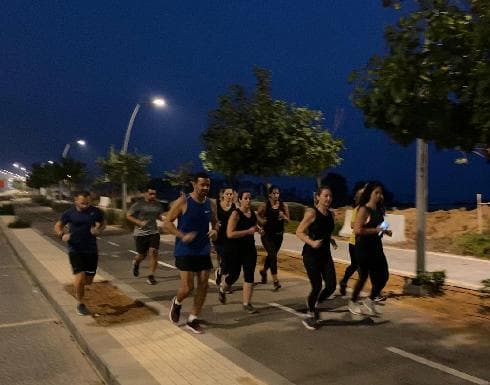 ריצה של מועדון 5 בבוקר, לפני עידן הקורונה ריצה של מועדון 5 בבוקר, לפני עידן הקורונה