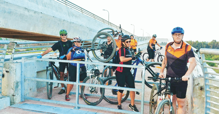 רוכבי האופניים. צריך לתמוך בצורכי המשתמשים