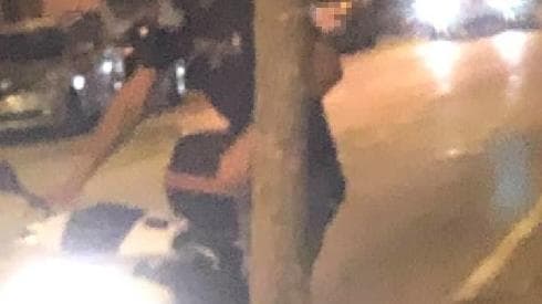 צילום ממכשיר הטלפון של המותקפת