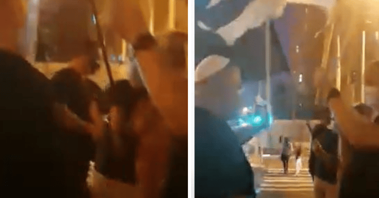 העימות בהפגנה בבת ים