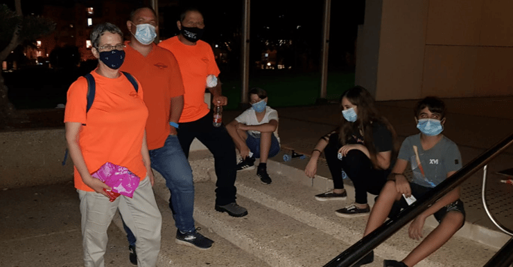 סיירת ההורים בפעולה