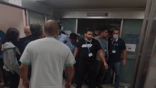מהומה בבית החולים אסף הרופא (צילום: סעיף 27א לזכויות היוצרים הצלם מוזמן לפנות לקבלת קרדיט) מהומה בבית החולים אסף הרופא