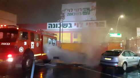 שריפה סניף רמי לוי רחוב אורלוב פתח תקוה