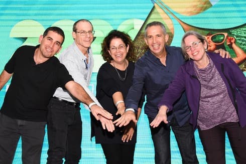 ראשי האגפים והמשנה למזכ"ל  בכנס הנהגות הקיבוצים בכנס שהתקיים בחודש פברואר 