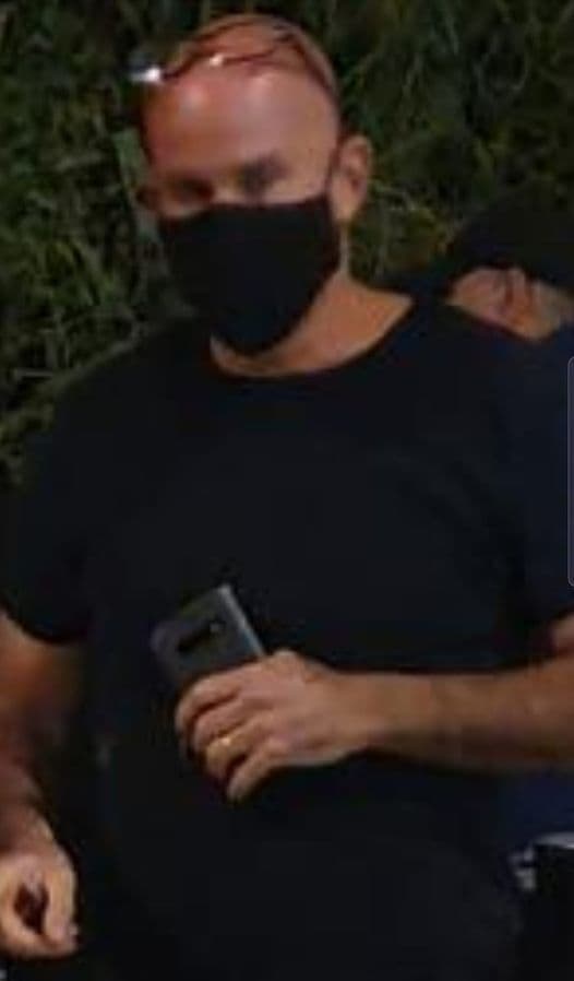 הרבש"צ ינון ברעד בעת מעצר החשוד