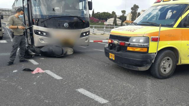 תאונת דרכים במחלף תל חי