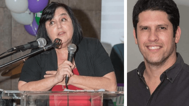 מימין: עמית צור וד"ר עדית דיאמנט