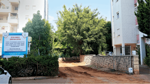 השטח בו אמור להיסלל הכביש השטח בו אמור להיסלל הכביש