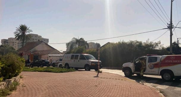 המוקד העירוני וכוחות הביטחון העירוניים שהגיעו למקום