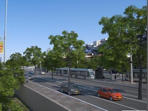 הקו האדום של הרכבת הקלה