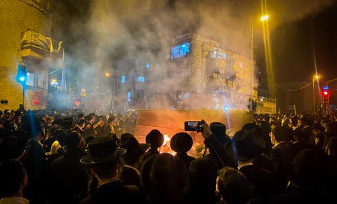 הפגנה ברחוב בר אילן (ארכיון: לירן תמרי) המהומות ברחוב בר אילן