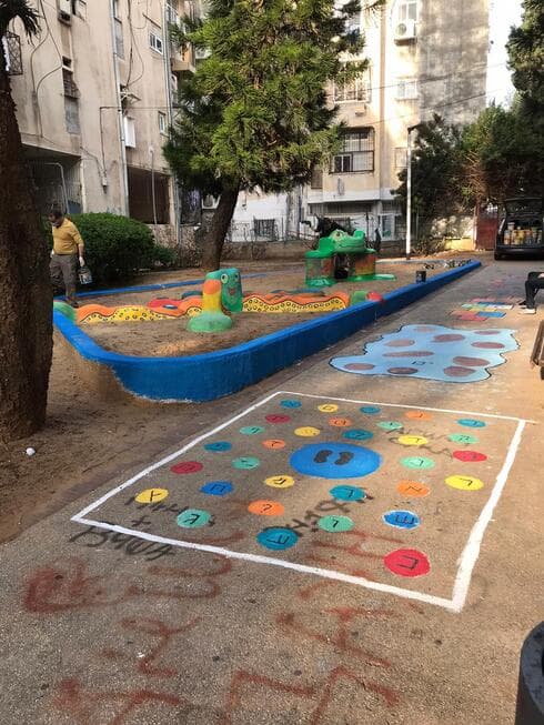 פארק גורדון הפך לצבעוני