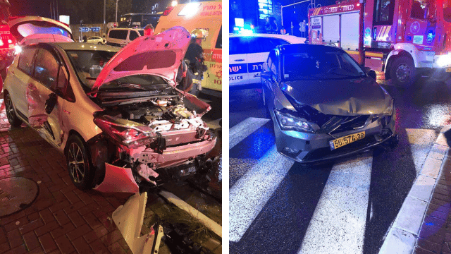 תאונת דרכים בכפר סבא