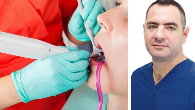 מימין: ד"ר טויזר. "פצעה את עצמה וחוותה קושי באכילה ודיבור"
