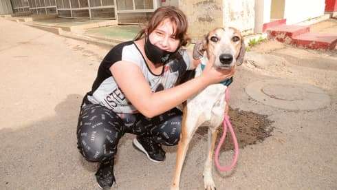 ניקול מירמוביץ'. אוהבת לטפל בבעלי חיים
