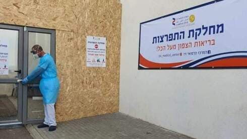 מחלקת הקורונה בבית החולים 'זיו' 