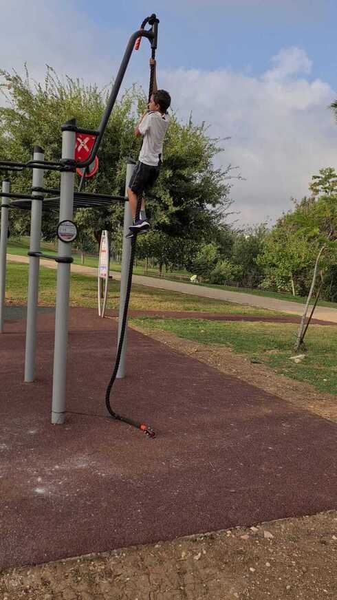 מתחם אימונים בפארק ענבה