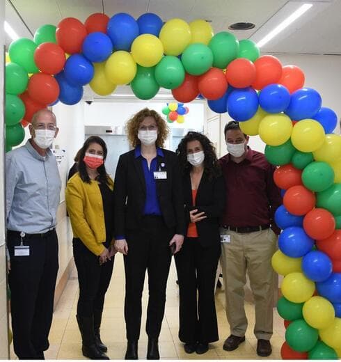 מתחסנים נגד קורונה בוולפסון (צילום: ליעד כהן, דוברות וולפסון) מתחסנים נגד קורונה בוולפסון