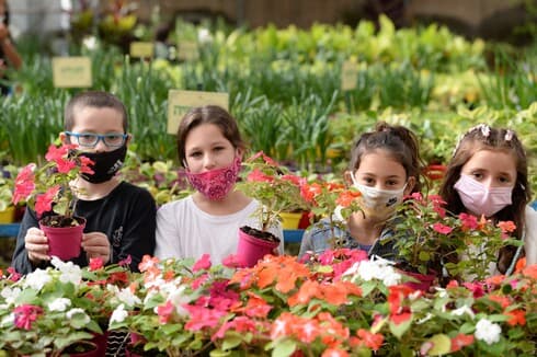 פתרון לימי קורונה: 75 כיתות מרחובות לומדות בחווה חקלאית באוויר הפתוח 