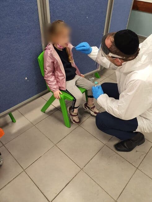 בדיקת קורונה בית ספר יצחק נבון פתח תקוה