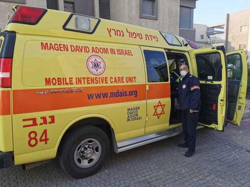 זירת הרצח בירוחם
