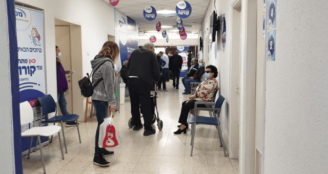 תורים לחיסונים של מכבי בגושן, השבוע