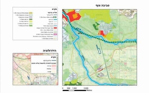 האזור בו אמור היה המנחת לקום
