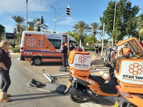 זירת התאונה