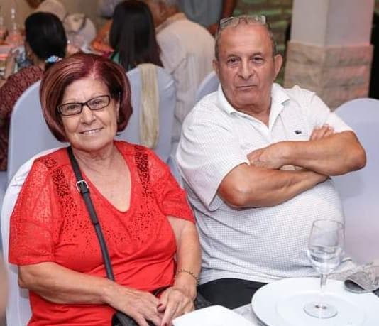 אביחי שרעבי ורעייתו