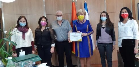 טקס הענקת הפרס לעיריית נתניה