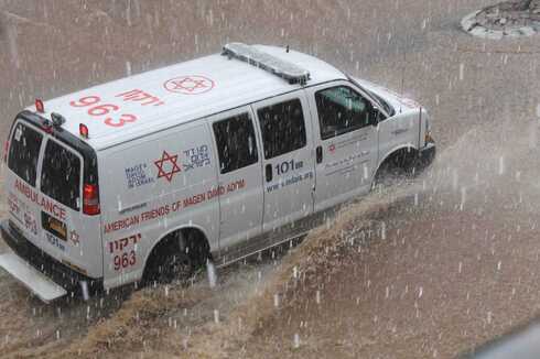 פעילות מד"א במזג אוויר סוער