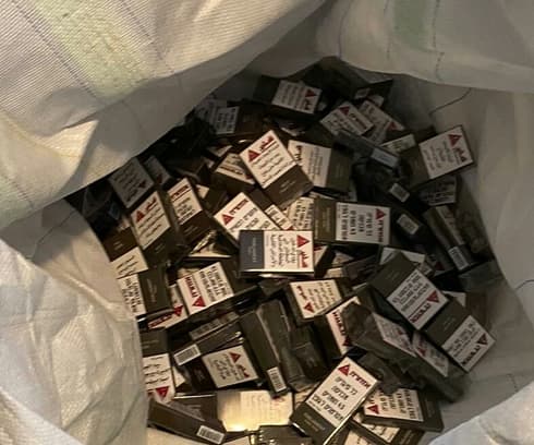 סיגריות בשווי אלפי שקלים
