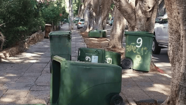שיבושים באיסוף האשפה