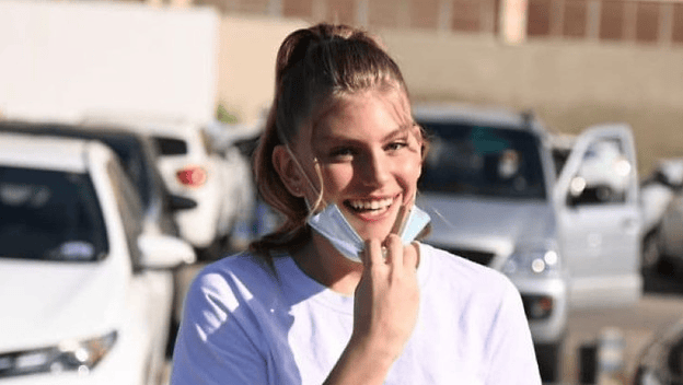 טיילור מלכוב עם גיוסה לצה"ל