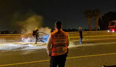 מהזירה בכביש 471 