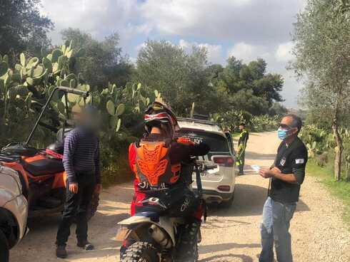פעילות אכיפה משטרתית באזור מודיעין