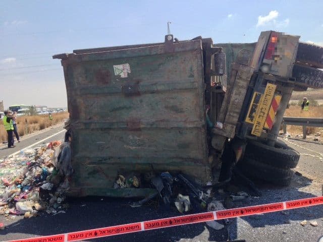 תאונה עם רכב כבד בישראל