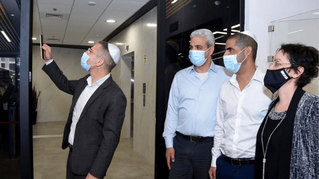 חנוכת משרד רשות המסים אזור השרון