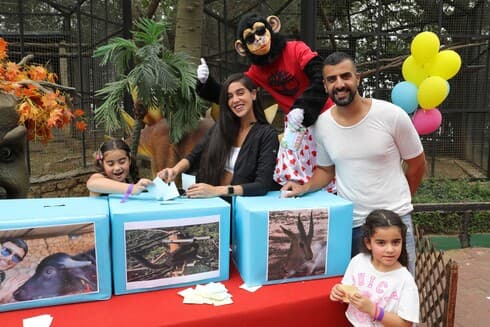 הלן ורגב הוד והילדים "בחי כיף לנד"