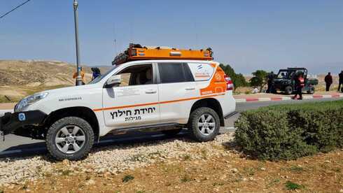 זירת האירוע בנחל פרת