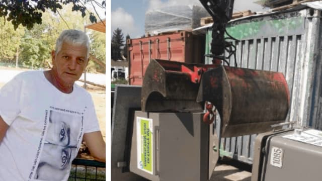 דוד זינו ז"ל וזירת האירוע בו נהרג